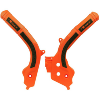 Rtech Frame Protectors for KTM 250 XC 2017-2019 Orange/Black