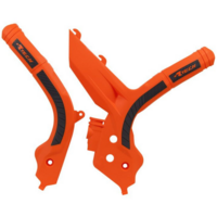 Rtech Frame Protectors for KTM 250 XC TPI 2020-2021 Orange/Black