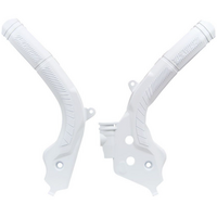 Rtech Frame Protectors for KTM (SIX DAYS) 300 XC-W TPI 2018-2019 White