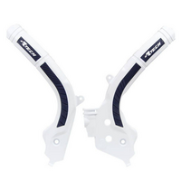 Rtech Frame Protectors for Gas Gas EX 250 F 2021 White/Blue