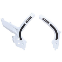 Rtech Frame Protectors for KTM 350 EXC-F 2020-2021 White/Black