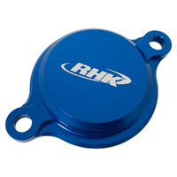 RHK Oil Filter Cover for Yamaha YZ 450 FX 2016-2022 >Blue