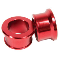 RHK Front Axle Spacers for Honda CRF 450 X 2005-2022 >Red