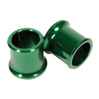 RHK Rear Axle Spacers for Kawasaki KX 125 2003-2008 >Green