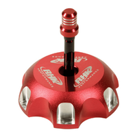 RHK Alloy Tank Cap for Kawasaki KX 112 Supermini 2022 >Red