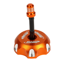 RHK Alloy Tank Cap for TM EN 400 4T 2003 >Orange