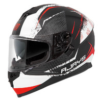 Rjays Dominator II Helmet Strike Matt White/Red 