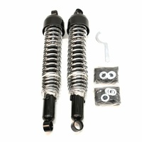 Rear Shock Pair Honda XR200R 1981-1992 405mm Chrome