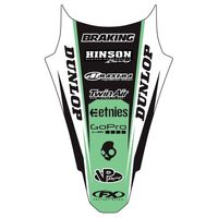 Factory FX Rear Fender Sticker for Kawasaki KX100 1995-2005 (19-32110)