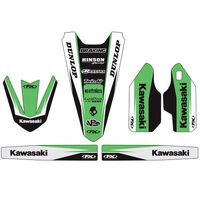 Factory FX Trim Kit Stickers for Kawasaki KX125 2004-2002 (19-50120)