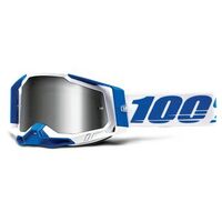 100% Racecraft2 Goggles Isola Flash Silver Lens