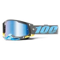 100% Racecraft2 Goggles Trinidad Mirror Blue Lens