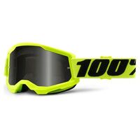 100% Strata2 Sand Goggles Yellow Smoke Lens