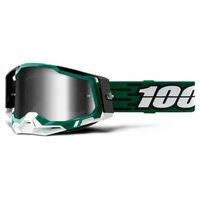 100% Racecraft2 Goggles Milori Mirror Silver Lens