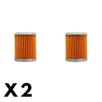 2 Pack Twin Air - Oil Filter for Suzuki LT-F4WDX KING QUAD 300 1991-1998