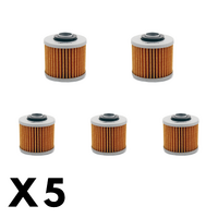 5 Pack Twin Air - Oil Filter for Yamaha XV1000M 1983