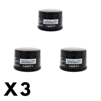 3 Pack Twin Air - Oil Filter for Kymco MXU 500I 2015