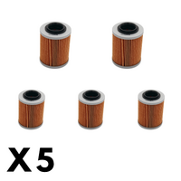 5 Pack Twin Air - Oil Filter for Can Am OUTLANDER 650 STD 4X4 2006-2015