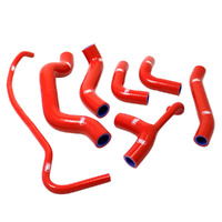 Samco Radiator Hose Kit for Ducati Monster 821 (Euro 3) 2014-2016 >Red