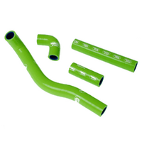 Samco Radiator Hose Kit for Kawasaki KX 500 1983-2004 >Green