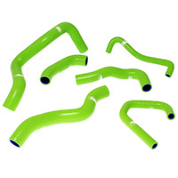 Samco Radiator Hose Kit for Kawasaki ZX 6R 2009-2022 >Green