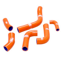 Samco Radiator Hose Kit for KTM 250 XCF-W/Six Days 2014-2016 >Orange