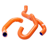 Samco Rad Hose Kit for KTM 1190 Adventure R 2013-2016 >Orange (Y Piece Race Kit)