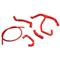 Samco Radiator Hose Kit Red TCSTRI-13-R