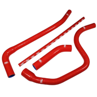 Samco Radiator Hose Kit for Triumph Daytona 955i 2007-2008 >Red