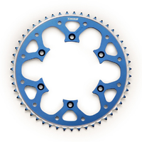 Talon Radialite Blue Rear Sprocket 50T for Kawasaki KX 125-250-500 1982-2008