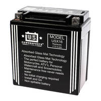 USPS AGM Battery for Suzuki LTF500F Quadrunner 4WD 1998-2000