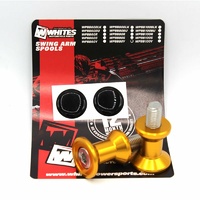 SWING ARM SPOOLS - ALLOY M8 YELLOW