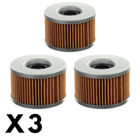 3 Pack Whites Oil Filter for Honda TRX500FPAC Rubicon 4X4 2011-2013