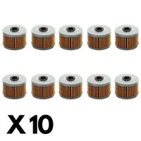 10 Pack Whites Oil Filter for Kawasaki KLX250S 2006-2024