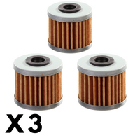 3 Pack Whites Oil Filter for Honda CRF150R Small Wheel 2007-2018