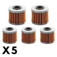 5 Pack Whites Oil Filter for Honda CRF450L 2019-2020