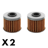 2 Pack Whites Oil Filter for Honda CRF1000L Africa Twin DCT 2016-2017 (WPOF117)