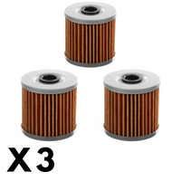 3 Pack Whites Oil Filter for Kawasaki KLF250 Bayou 2003-2012