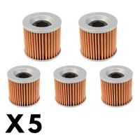 5 Pack Whites Oil Filter for Kawasaki Z250A 1980