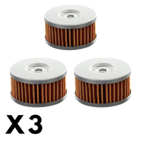 3 Pack Whites Oil Filter for Suzuki DR250F 1984-1986