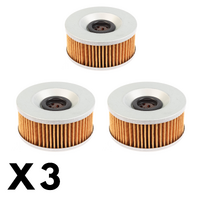 3 Pack Whites Oil Filter for Yamaha XS250S 1981-1983