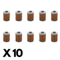 10 Pack Whites Oil Filter for Aprilia Tuono 1000 2003-2005