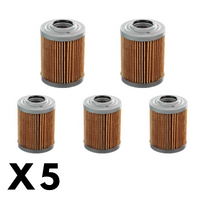 5 Pack Whites Oil Filter for Can Am Outlander 650 Max XT 4WD P/S 2010-2016