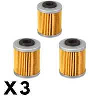 3 Pack Whites Oil Filter for Polaris Outlaw 525 S 2008-2010 (WPOF157)