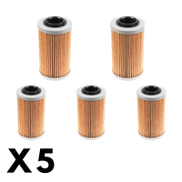 5 Pack Whites Oil Filter for Seadoo 951 GTX DI 2003