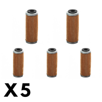 5 Pack Whites Oil Filter for KTM 250 Freeride 2020