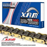 XAM Chain for Suzuki DR100 1983-1990 >428 STD Gold