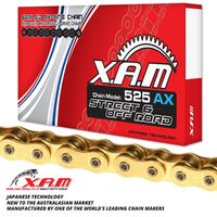 XAM Chain for Yamaha MT10 SP 2018-2021 >525 X-Ring Gold